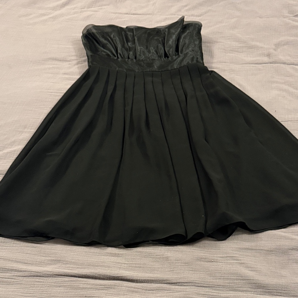Elegant Black Strapless Dress White House Black Marker